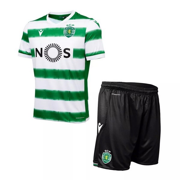 Maillot Football Lisboa Domicile Enfant 2020-21 Vert